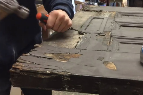 South Monrovia Island-wooden-door-repair