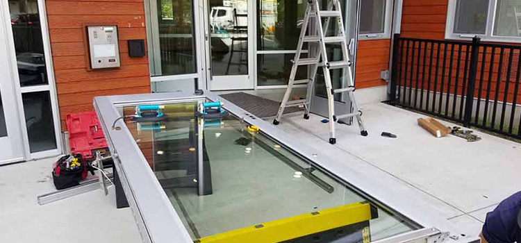 storefront door glass replacement South Monrovia Island